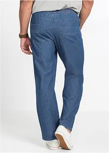Kalhoty bez zapínání, z lehké bavlny Classic Fit, Straight, bonprix