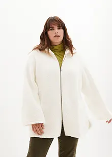 Bunda z plyšového flísu, s postranními rozparky, bonprix