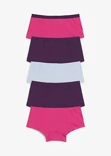 Bokové kalhotky s měkkou bavlnou (5 ks v balení), bonprix