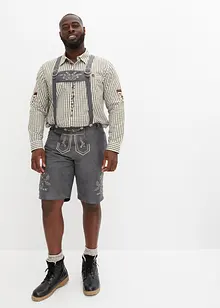 Krojové bermudy z umělé kůže, bonprix