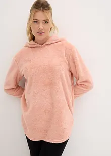 Dlouhý flísový svetr Oversized, bonprix