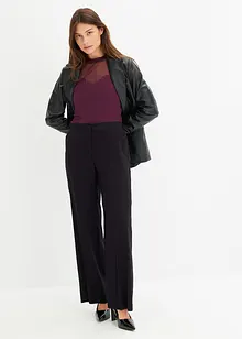 Síťované triko s dlouhými rukávy, bonprix