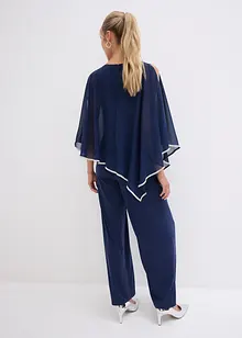 Jumpsuit se štrasovými kamínky, bonprix