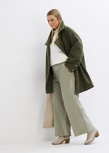 Manšestrové kalhoty s pohodlným pasem, High Waist, bonprix