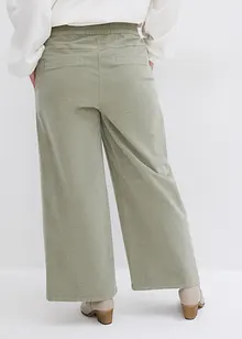 Manšestrové kalhoty s pohodlným pasem, High Waist, bonprix