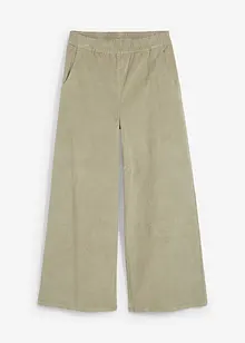 Manšestrové kalhoty s pohodlným pasem, High Waist, bonprix