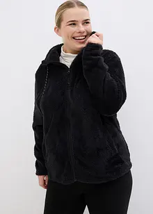 Bunda z medvídkového flísu, bonprix