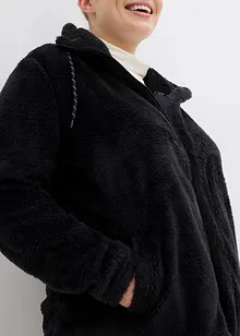 Bunda z medvídkového flísu, bonprix