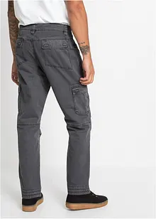 Cargo kalhoty z robustní čisté bavlny, Relaxed Fit, Straight, bonprix