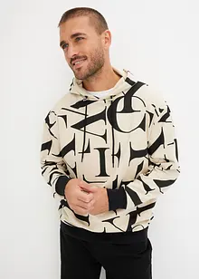Mikina s kapucí, z organické bavlny, Loose Fit, bonprix