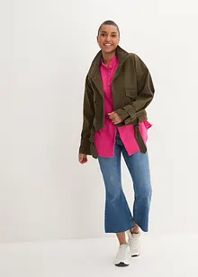 Dlouhá mušelínová halenka z bavlny, bonprix