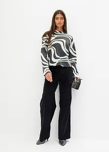 Měkké žebrované triko, bonprix