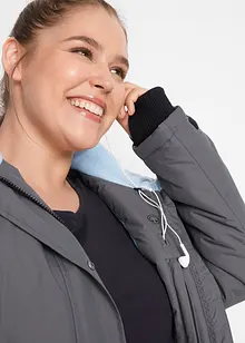 Funkční dlouhá outdoorová bunda s kapucí, nepromokavá, bonprix