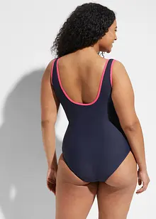 Stahovací jednodílné plavky se zipem, bonprix