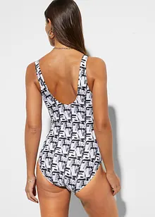 Stahovací jednodílné plavky, lehký tvarující efekt, bonprix