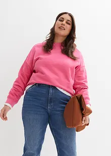 Straight džíny High Waist, malý podíl streče, bonprix
