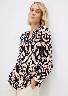 Tuniková halenka ze splývavé viskózy, bonprix