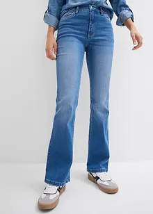 Strečové džíny High Waist, Bootcut, bonprix