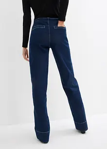 Strečové džíny Wide Leg Mid Waist, bonprix