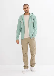 Cargo kalhoty z čisté bavlny, Relaxed Fit, Straight, bonprix
