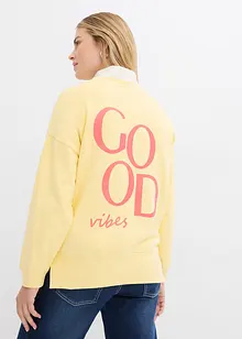 Oversize mikina z organické bavlny, bonprix