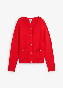 Pletený kabátek s kapsami, bonprix