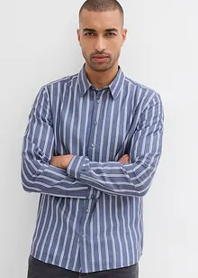 Košile s dlouhým rukávem z čisté bavlny, Slim Fit, bonprix