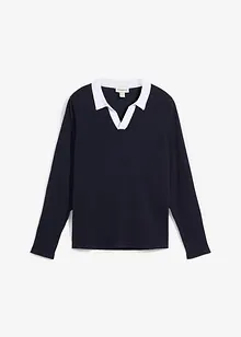 Svetr polo z jemné pleteniny, bonprix