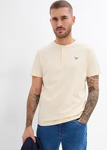 Henley tričko z čisté organické bavlny (3 ks v balení), bonprix