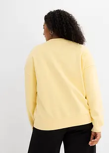 Oversize mikina z čisté bavlny, bonprix