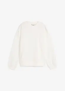 Oversize mikina z čisté bavlny, bonprix