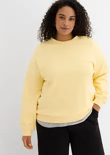 Oversize mikina z čisté bavlny, bonprix
