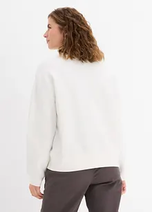 Oversize mikina z čisté bavlny, bonprix
