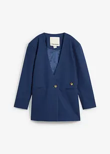 Oversize blejzr s různými variantami zapínání, ze směsi s viskózou, bonprix