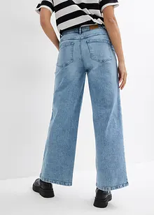 Džíny Wide Leg, Mid Waist, bonprix