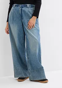 Džíny Wide Leg, High Waist, bonprix