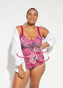 Stahovací jednodílné plavky, střední tvarující efekt, bonprix