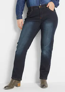Straight Slim džíny High Waist se strečem, bonprix
