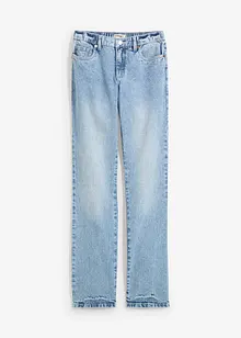 Džíny Straight, Mid Waist, malý podíl streče, pohodlný pas, bonprix