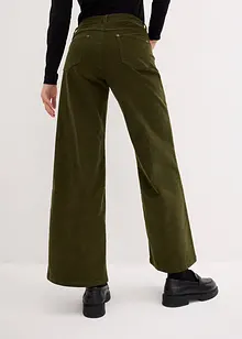Manšestrové kalhoty ve stylu Marlene, bonprix