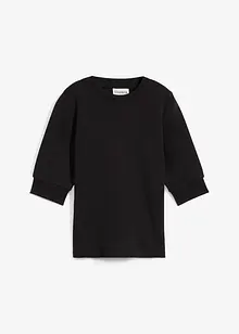 Tričko s nabíranými rukávy, bonprix