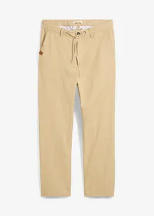 Chino kalhoty Loose Fit, z čisté bavlny, Straight, bonprix