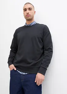Mikina z čisté organické bavlny, střih Loose Fit, bonprix