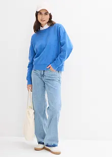 Oversize mikina z měkké směsi bavlny a viskózy, bonprix