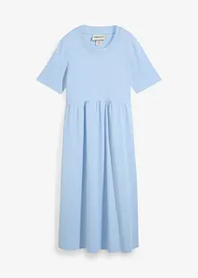 Žerzejové šaty s rozšiřujícím se střihem, z těžké bavlny, bonprix