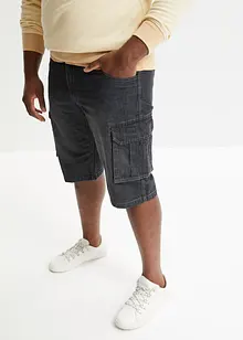 Dlouhé džínové cargo bermudy, Relaxed Fit, bonprix