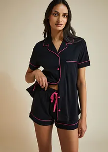 Krátké pyžamo s knoflíkovou légou, bonprix