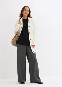 Triko s dlouhým rukávem, z bavlněné směsi, bonprix