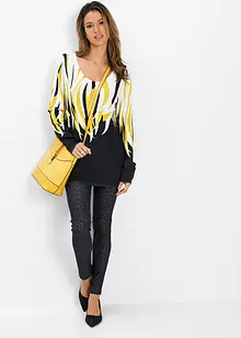 Jeggings s leopardím potiskem, bonprix
