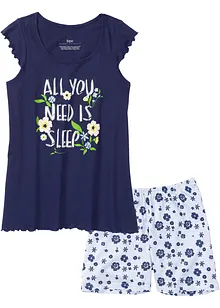 Krátké pyžamo z čisté bavlny, bonprix